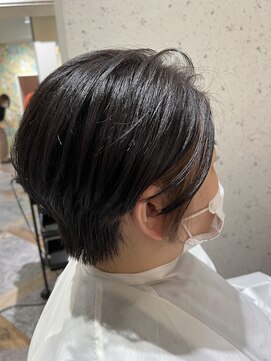 ムーン(moon) #ミディアムヘア #ショコラベージュ #ボブルフ #ベビーバング