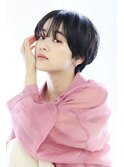 20代、30代、40代◎シースルーバングふんわりショート