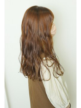 ビアージュ(Viage) :ウェットヘア　:オレンジカラー　:オレンジブラウン