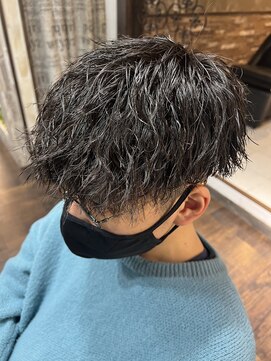 ヘアー クリエイト カルバリ(HAIR CREATE Calbari) マッシュショート×ツイスパ