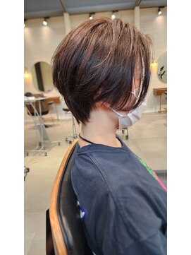 フルショウ 梅田(FURUSHO) ハンサムショート/ショートカット/耳かけ