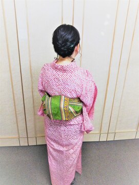 横濱ハイカラ美容院(haikara美容院) 浴衣着付けとヘアセット