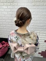 アメジスト(amethyst)&nbsp;浴衣ヘアセット☆シニヨン/綺麗め/浴衣着付/着付