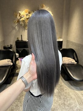 ロンド レア 天神大名店(Lond Le’a) ダブルカラーアッシュグレージュ透明感カラーケアブリーチ韓国