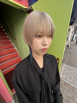エマ(emma) デザインカラー！ウルフの襟足カラー！