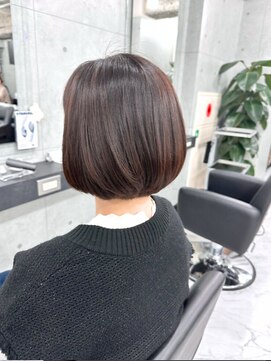 エンディアリング 東銀座(Endearing) 黒髪/グレーベージュ/レイヤーロング/前髪パーマ/銀座/東銀座