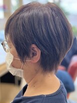ヘアークリアー 春日部 大人可愛い耳かけショートスタイル/首周りすっきり/30代40代50代