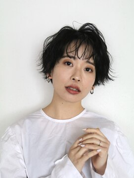 ジェムバイアルテフィーチェ(gem by artefice) 無造作シースルーショート