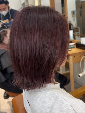 ラゴム 池袋(LAGOM) チェリーレッドブラウン[池袋/髪質改善]