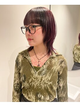 ニコフクオカヘアーメイク(NIKO Fukuoka Hair Make) 《NIKO》ワントーンに飽きたらでザラカラー/ボルドーカラー