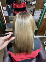 エルパライソ 鯖江店(Elparaiso)&nbsp;鯖江/髪質改善/美髪ロング/切りっぱなしボブ/ピンクブラウン