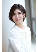 ナチュラルショートボブ