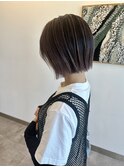 ラベンダーピンクバレイヤージュボブ