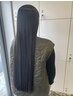 【綺麗にのびるコスパ◎セット】カット＋艶髪ストレートパーマ＋質感再生TR