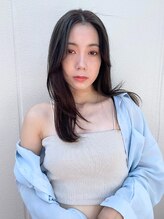 ディフィーノ 赤坂(DIFINO) ナチュラルレイヤー/セミロング/センターパート