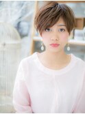 前下がり丸みショート外国人風マッシュパーマh3上尾20代30代40代