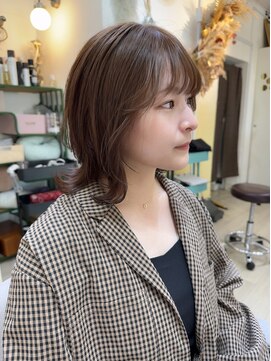 アミュー(amiu) まろやかミルクティーベージュ