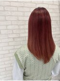 20代30代ソフトウルフ肩ラインダブルカラーピンクカラー