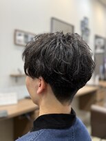 ルシード スタイル リコット(Lucido Style Ricotto)&nbsp;メンズパーマ/縦落ちシャドウパーマ緩め大人ビジネス富士吉田