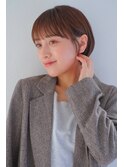 マッシュショート×束間前髪
