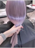 ホワイトグレージュ/デジタルパーマ/チェリーブラウン/渋谷