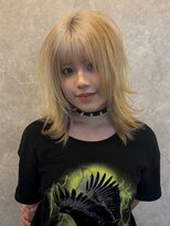 ベレーザ 渋谷(BELEZA)&nbsp;13934ブリーチ＆ダブルカラーウルフレイヤーニュアンスカラー