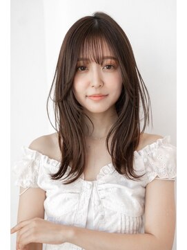 エースハバナ 渋谷(1 HAVANA) ミディアムレイヤー/20代30代大人かわいい/オリーブグレージュ