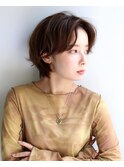 前下がりハンサムショート
