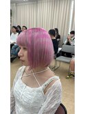 ピンクボーダーデザイン