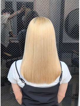 ムード(mood) ブリーチ縮毛矯正/髪質改善トリートメント/酸性縮毛矯正ブロンド