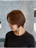 センターパートマッシュショート/30代/40代/50代