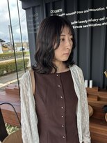 コルバース(COL BIRTH)&nbsp;ダークグレージュ×波巻きボブ