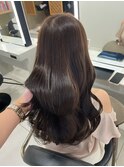 韓国　レイヤーカット　ブリーチ　ダブルカラー　髪質改善