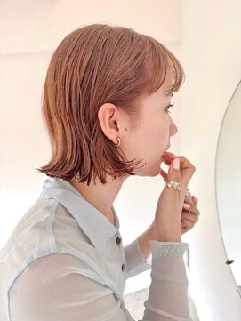 トゥコ(tuco) ブリーチ無しカラー ブラウンカラー ボブ/透明感カラー レイヤー