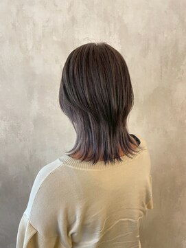 髪質改善/顔周りレイヤーカット/グレージュ[千葉/千葉駅]