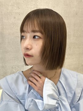 キアラ(Kchiara) 顔まわりレイヤー　福岡ボブ　天神　大名