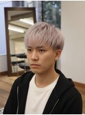 MEN'S HAIR/マッシュショート/ホワイトカラー/表参道駅