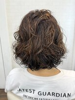 ガーデン 西川田店(garden)&nbsp;宇都宮ショートボブデジタルパーマ白髪ぼかしハイライト白髪染め