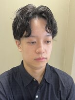 ザメンバイリオス(THE MEN. BY LIOS)&nbsp;無造作パーマセンタースタイル