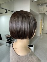 ピークス 千葉店(Peaks) 丸みショートボブ/レイヤー/20代30代40代50代/顔周りカット