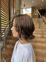 クラッチ 梅田茶屋町店(CLUTCH)&nbsp;ゆるめで可愛いふんわり☆ボブパーマスタイル