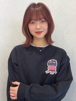 ジーナ  札幌大通(Zina)&nbsp;美髪＊ピンクベージュ＊外ハネキュートボブ＊Zina札幌大通