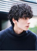 原宿メンズパーマルーズパーマシャドウパーマッシュウルフゆるめ