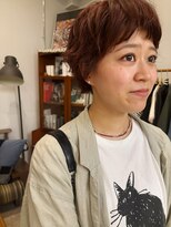 ヤーン(yearn) ピンクオレンジ×マッシュショート◎《伏見/栄/名駅/矢場町》