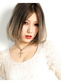 ハイグラデーション × 毛束感 無造作 Bobスタイル☆