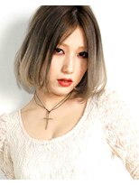 ヘアサロン ガリカ 表参道(hair salon Gallica)&nbsp;ハイグラデーション × 毛束感 無造作 Bobスタイル☆