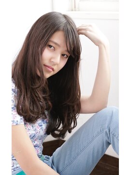 ヘアアンドメイク エジェリ(hair&make egerie) 外国人風ゆるワンカール インナーカラー 恵比寿