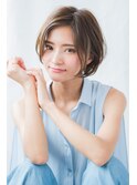 髪質改善/小顔ショート/アッシュ/大人可愛い/大人ショート/綱島