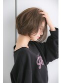 【Le'a】横顔も大人でカワイイ首元すっきりボブ