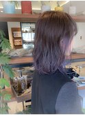 インナーカラー×ラベンダー